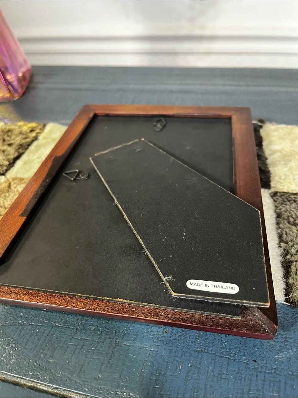 Wooden Photo Frame, made in Thailand free with Purchase